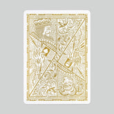 White Gold Edition Playing Cards by Joker and the Thief